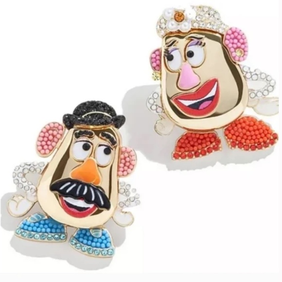 BaubleBar Jewelry - BaubleBar x Pixar Toy Story Mr & Mrs Potato Head Earrings New
